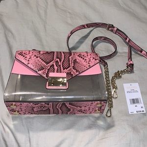 Michael Kors Pink Snake Skin Bag